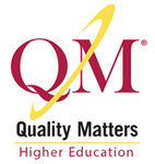 QM Course Certification mark that reads QM - Quality Matters Higher Education